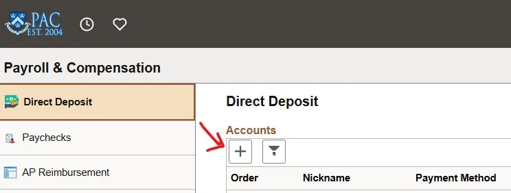 Direct Deposit