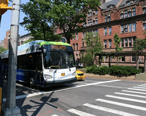 Campus shuttle bus
