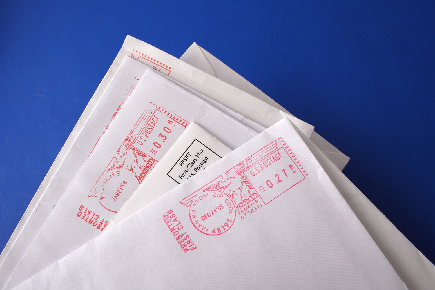 Closeup of letters