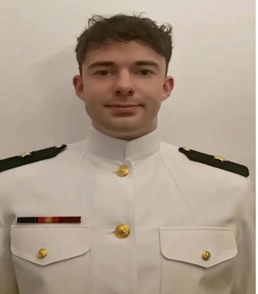 Paul Randall headshot in NROTC uniform